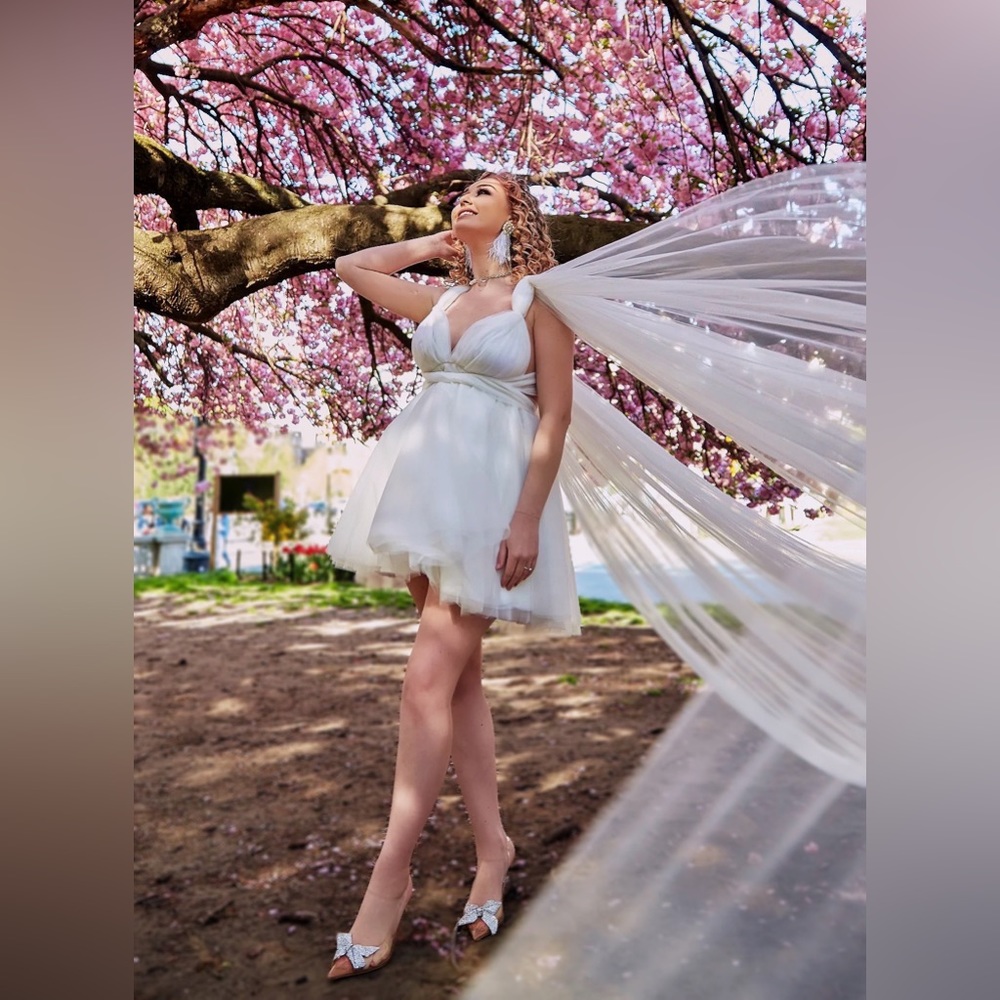 Simple wedding dress,Classic wedding dress,Wedding dress for mother and daughter - Picture 15 of 17